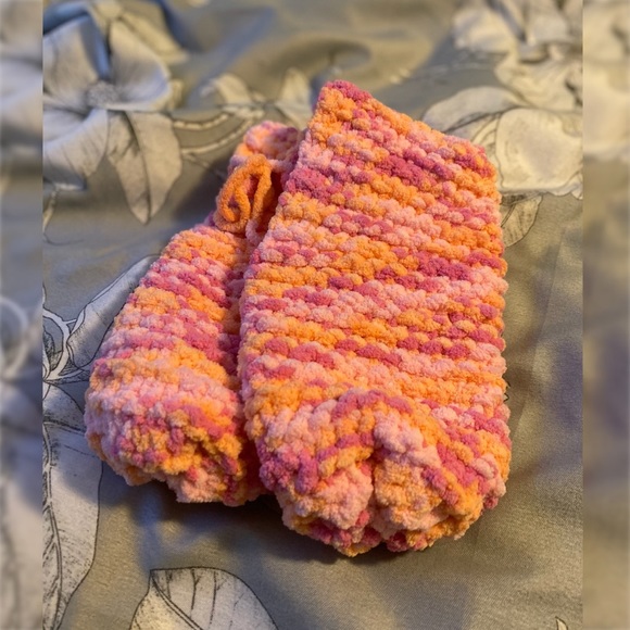 Handmade Knitted Adult Slippers - Picture 1 of 2